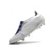Adidas Predator Fold-over Tongue Elite FG Blanc Argent Métallique Royal Vif