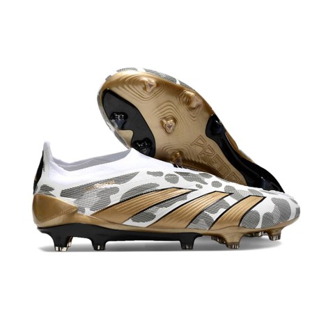 adidas Predator Elite LL FG Neuf Blanc Or Gris