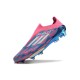 Chaussure adidas F50+ LL FG Bleu Solaire Blanc Ftwr Rose