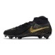 Chaussure Nike Phantom Luna 2 Elite FG Noir Or Monnaie Métallique