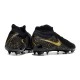 Chaussure Nike Phantom Luna 2 Elite FG Noir Or Monnaie Métallique