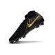 Chaussure Nike Phantom Luna 2 Elite FG Noir Or Monnaie Métallique