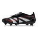 Adidas Predator FT Elite FG Nouvelles Noir Gris Quatre Rouge Lucide