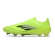 adidas F50 Elite Sans Lacets FG Vert Noir