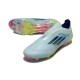 adidas F50 Elite Sans Lacets FG Bleu Jaune Noir