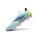 adidas F50 Elite Sans Lacets FG Bleu Jaune Noir