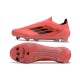 adidas F50 Elite Sans Lacets FG Orange Noir