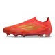 adidas F50 Elite Sans Lacets FG Rouge Solaire Or Métallique Rouge Vif