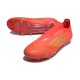 adidas F50 Elite Sans Lacets FG Rouge Solaire Or Métallique Rouge Vif