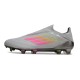 adidas F50 Elite Sans Lacets FG Gris Rose