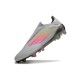 adidas F50 Elite Sans Lacets FG Gris Rose