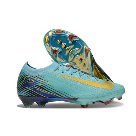 Nike Air Zoom Mercurial Vapor XVI Elite FG Bleu Or