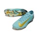Nike Air Zoom Mercurial Vapor XVI Elite FG Bleu Or