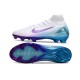 Nike Zoom Mercurial Superfly X Elite FG Blanc Violet Bleu