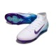 Nike Zoom Mercurial Superfly X Elite FG Blanc Violet Bleu