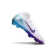 Nike Zoom Mercurial Superfly X Elite FG Blanc Violet Bleu