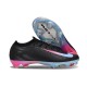 Nike Zoom Mercurial Vapor 16 Elite FG Noir Bleu Rose