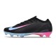 Nike Zoom Mercurial Vapor 16 Elite FG Noir Bleu Rose