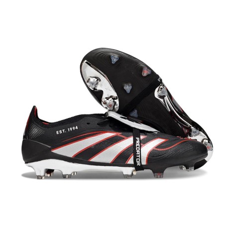 Adidas Predator FT Elite FG Nouvelles Noir Blanc Rouge