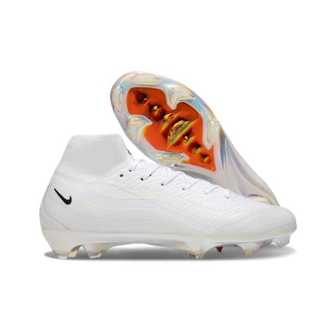 Chaussure Nike Mercurial Superfly 10 Elite FG Blanc