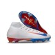 Chaussure Nike Mercurial Superfly 10 Elite FG Blanc Bleu Rouge