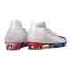 Chaussure Nike Mercurial Superfly 10 Elite FG Blanc Bleu Rouge