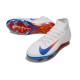 Chaussure Nike Mercurial Superfly 10 Elite FG Blanc Bleu Rouge