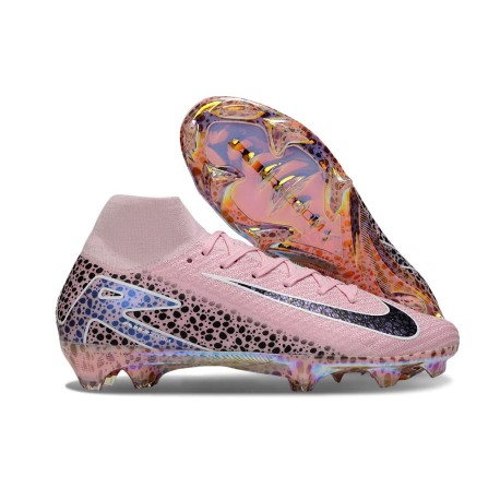 Chaussure Nike Mercurial Superfly 10 Elite FG Rose Noir