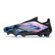 adidas F50 Elite Sans Lacets FG Noir Rose Bleu