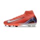 Chaussure Nike Mercurial Superfly 10 Elite FG Rouge Blanc Noir
