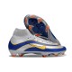 Chaussure Nike Mercurial Superfly 10 Elite FG Argent Bleu Jaune