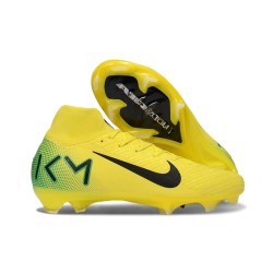 Chaussure Nike Mercurial Superfly 10 Elite FG Jaune Noir Vert