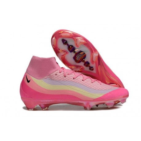 Chaussure Nike Mercurial Superfly 10 Elite FG Air Max 95 Rose