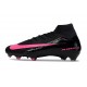 Chaussure Nike Mercurial Superfly 10 Elite FG Noir Rose