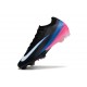 Nike Zoom Mercurial Vapor 16 Elite FG Noir Blanc Bleu Rose