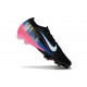 Nike Zoom Mercurial Vapor 16 Elite FG Noir Blanc Bleu Rose