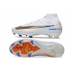 Chaussure Nike Mercurial Superfly 10 Elite FG Blanc Or Bleu