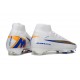 Chaussure Nike Mercurial Superfly 10 Elite FG Blanc Or Bleu