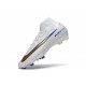 Chaussure Nike Mercurial Superfly 10 Elite FG Blanc Or Bleu