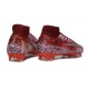 Chaussure Nike Mercurial Superfly 10 Elite FG Rouge Argent