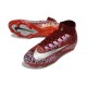 Chaussure Nike Mercurial Superfly 10 Elite FG Rouge Argent