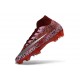 Chaussure Nike Mercurial Superfly 10 Elite FG Rouge Argent
