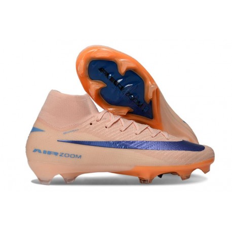 Chaussure Nike Mercurial Superfly 10 Elite FG Orange Bleu