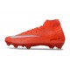 Chaussure Nike Mercurial Superfly 10 Elite FG Rouge Blanc