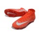 Chaussure Nike Mercurial Superfly 10 Elite FG Rouge Blanc