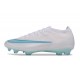 Crampons de Foot Nike Mercurial Vapor XVII Elite FG Blanc Bleu