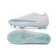 Crampons de Foot Nike Mercurial Vapor XVII Elite FG Blanc Bleu