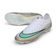 Nike Mercurial Vapor XVII Elite FG Blanc Vert luminescent Mtlc Or
