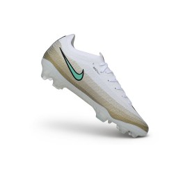 Nike Mercurial Vapor XVII Elite FG Blanc Vert luminescent Mtlc Or