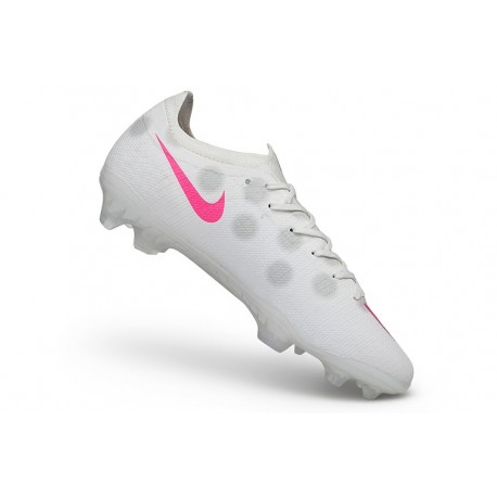 Crampons de Foot Nike Mercurial Vapor XVII Elite FG Blanc Rose